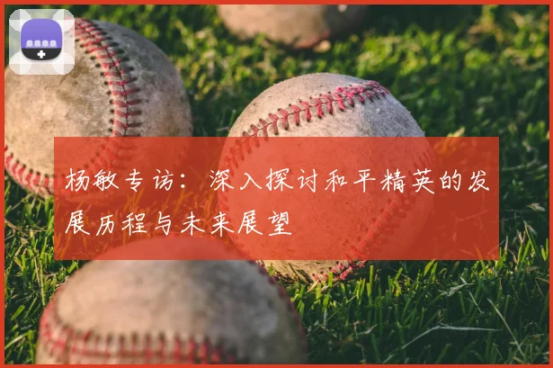 杨敏专访:深入探讨和平精英的发展历程与未来展望