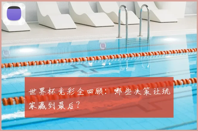 世界杯竞彩全回顾：哪些决策让玩家赢到最后？